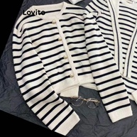 Cardigan Listrado Lovito: Estilo e Conforto! - imagem 1