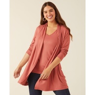 Cardigan Viscose Canelado Malwee Plus - imagem 1