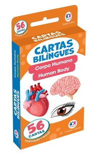 Flash Cards Bilíngues Corpo Humano: Aprenda Inglês de Forma Divertida! - imagem 1