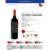 Picarón Carmenere 750ml: Vinho Tinto Chileno Sedutor - imagem 4