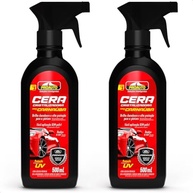 KIT 2 Ceras Cristalizadoras Líquidas Pro Auto com Carnaúba: Brilho Espelhado e Proteção UV - imagem 2