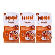 Papapa Kit 3 Unidades Sopinha Sabor Carne com Macarrão e Legumes 240g - Refeição Natural para Bebês - imagem 1