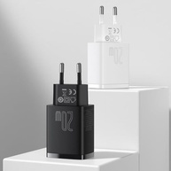 Carregador Baseus 20W Dual USB-C + USB Ultra Rápido para iPhone X, 11, 12 e Mais - imagem 5