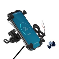 Suporte Celular Moto Premium com Carregador USB Impermeável e Antivibração - imagem 1
