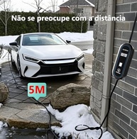 Phantom Carregador Portátil 32A 7KW Tipo 2: Potência e Segurança para seu Veículo Elétrico - imagem 5