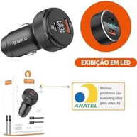 Carregador Veicular Turbo 60W com 2 Portas USB-C e USB-A: Carregamento Super Rápido para iOS e Android - imagem 5