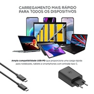 Carregador Motorola Turbo Power 68W GaN: Carregamento Ultrarrápido para seu Smartphone e Notebook - imagem 5