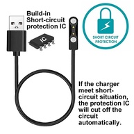 Kit 2 Cabos Carregadores Magnéticos p/ Smartwatch Jugeman P131 (5.2cm) - Carregamento Seguro e Prático - imagem 4
