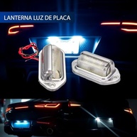 Lanterna de Placa Cromada 6 Leds para Caminhão e Carretinha - Iluminação Premium - imagem 3