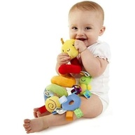 Brinquedo Espiral Carrinho Bebê Recém-Nascido com Chocalhos Beezo - Estimula os Sentidos! - imagem 4