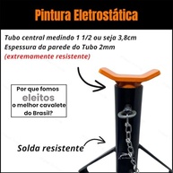 Kit 4 Cavaletes Automotivos Preguiça 2 Toneladas - Segurança e Estabilidade para Seu Carro - imagem 3