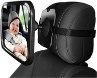 Espelho Retrovisor 360° Ajustável para Bebês e Passageiros - Visão Clara e Segura no Carro - imagem 1