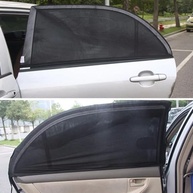 Kit 2 Cortinas Protetoras Solares para Janela de Carro - Conforto e Segurança para Bebês em Viagens - imagem 4