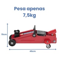 Macaco Hidráulico Jacaré Sparta 2 Toneladas c/ Maleta - Elevação Segura e Rápida para Seu Carro - imagem 5