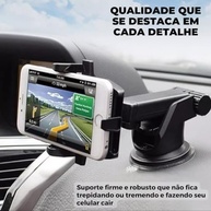 Suporte de Celular para Carro Premium UTBRX®: Segurança e Visibilidade Total no Painel ou Vidro - imagem 4