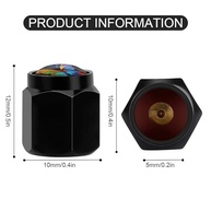 Tampas de Válvula Borboleta Coloridas - Alumínio Premium para Carros, SUVs, Motos e Bikes - imagem 3