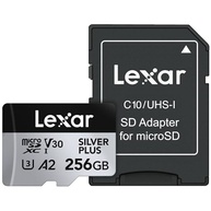 Cartão de Memória Lexar Professional SILVER PLUS microSDXC 256GB: Velocidade e Segurança para Seus Projetos - imagem 2