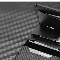 Carteira Slim Fibra Carbono: Ejetora Automática Anti Furto - imagem 1
