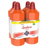 Lysoform Original Desinfetante Líquido 1L - Pack com 4 Unidades - Potente Desinfecção para Sua Casa - imagem 1
