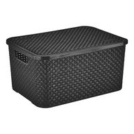 Cesto Organizador Rattan Rosa Baby - Design Elegante e Prático para Casa - imagem 5