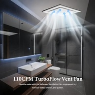 Exaustor de Banheiro Ultra Silencioso 25cm - 110 CFM, Sem Luz, Ideal para Casa e Garagem - imagem 4