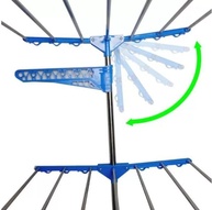 Varal de Roupas Vertical 3 Andares Dobrável - Prático e Portátil para Casa e Lavanderia - imagem 4