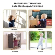 Trava de Segurança Multiuso Flexível Flysea - Proteja Sua Casa com Chave para Portas, Gavetas, Armários e Eletrodomésticos - imagem 5