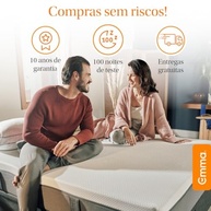 Colchão Casal Emma Original - Conforto Ergonômico com 10 Anos de Garantia (138x188cm) - imagem 4