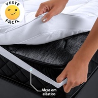 Pillow Top Casal Extra Macio Toque de Pluma em Fibra Siliconada 600g/m² | Conforto Superior e Durabilidade - imagem 5
