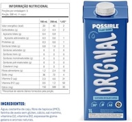 Bebida à Base de Castanha-De-Caju Orgânica Leite Possible Caixa 1L - imagem 4