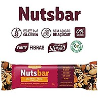 Barras Castanhas & Frutas Banana Brasil 12x25g: Energia Natural - imagem 1