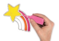 Faber-Castell Rainbow Sprinkles Easy Sparkle Window Art - Brincar e Criar com Cor e Brilho - imagem 5