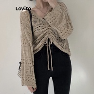Suéter Feminino Lovito: Conforto e Estilo Casual - imagem 2