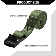 Correia de Amarração Catraca Reforçada 250kg - Segurança para Motos e Cargas - imagem 4
