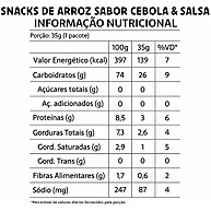 Snack Multigrãos Belive Cebola Salsa - Sem Glúten/Lactose - imagem 1