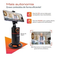 Suporte de Celular 360° com Rastreamento Facial Automático - Grave Vídeos e Lives Profissionais! - imagem 5