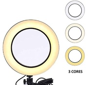 Ring Light 20cm Flexível com Tripé e Suporte Celular: Ilumine Suas Selfies e Gravações! - imagem 5