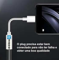 Adaptador P2 para USB-C: Conecte Seus Fones com Microfone em Celulares Modernos - imagem 5