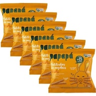 Kit 6 Biscoitos Orgânicos Palitinhos de Vegetais Cenoura 20g - Papapá | Snack Saudável Natural - imagem 2