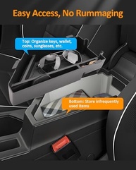 Organizador Console Central Jetta 2020-2026: Maximize Espaço e Mantenha Tudo no Lugar! - imagem 5
