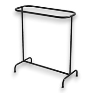 Arara Dupla Horizontal Oval com Sapateira e Barra Central - 180 Cabides | Estrutura em Aço com Pintura Eletrostática - imagem 5