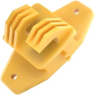 Isolador Cerca Elétrica W Amarelo - Kit 200 Unidades | Alta Resistência e Durabilidade - imagem 2