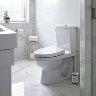 Escova Sanitária com Cerdas Macias e Suporte em Aço Inox - Higiene e Estilo para o Banheiro - imagem 3