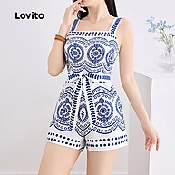 Lovito Macacão Boho Tribal Print – Estilo e Conforto na Medida Certa - imagem 2