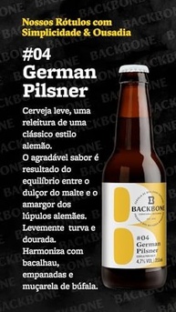 Cerveja German Pilsner Backbone 355mL - imagem 4
