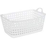 Cesto Retangular Flexível 22L Branco Arthi - Organização Moderna e Prática - imagem 2
