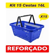 Cesto de Compras Multiuso: Kit 15 Unidades - imagem 1