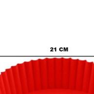Cesto Silicone Air Fryer: Prático, Resistente e Fácil de Limpar - imagem 1