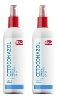 Cetoconazol Ibasa Spray: Kit com 2 para Cães e Gatos - imagem 1