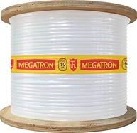 Cabo Coaxial Megatron 6 95% 300m Branco: Conexão Impecável para CFTV e Antenas - imagem 2